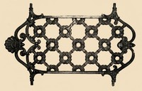 Каслинский литье - Решетки  Решётка "Театральная" - border=